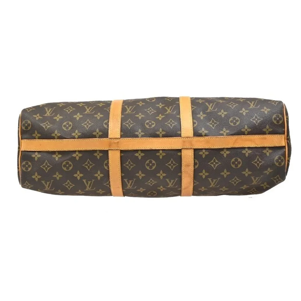 LOUIS VUITTON Flanerie 50 Shoulder Bag Monogram Leather Brown